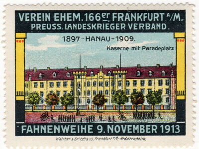 Verein Ehem.166er Frankfurt a/M. Preuss. Landeskrieger Verba