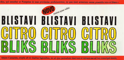 Labud Novo Blistavi Citro Bliks
