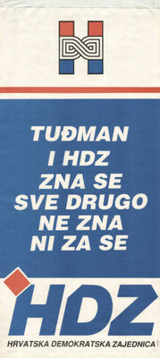 TUĐMAN I HDZ ZNA SE SVE DRUGO NE ZNA NI ZA SE