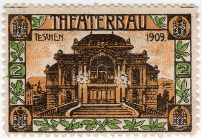 Theaterbau Teschen 1909.
