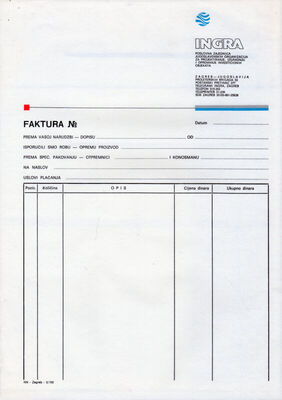 INGRA Faktura
