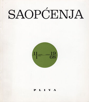 Pliva Saopćenja; svezak 11, broj 1