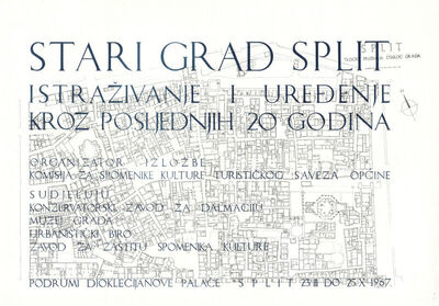 Stari grad Split - istraživanje i ređenje kroz posljednjih 2