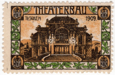 Theaterbau Teschen 1909.