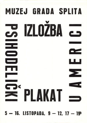 Psihodelički plakat u Americi