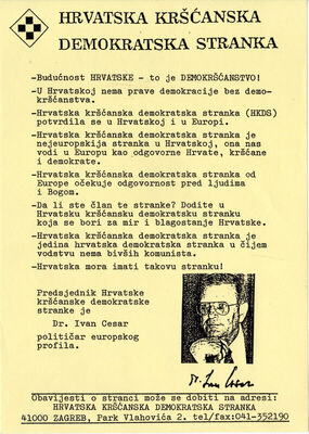 HRVATSKA KRŠĆANSKA DEMOKRATSKA STRANKA