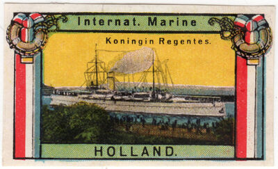 Internat. marine Koningin Regentes Holland.
