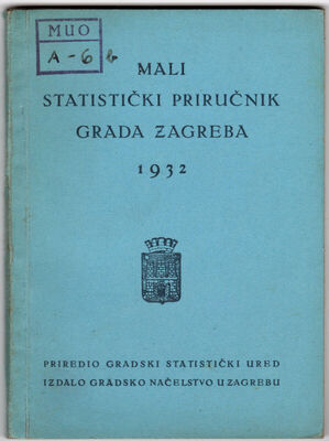 Mali statistički priručnik grada Zagreba 1932.