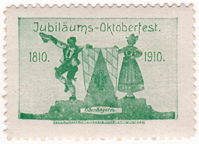 Jubiläums - Oktoberfest 1810 - 1910 Oberbayern