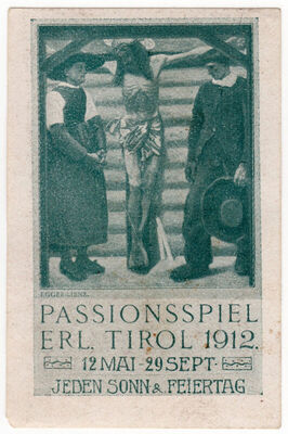 Passionsspiel erl. Tirol 1912.