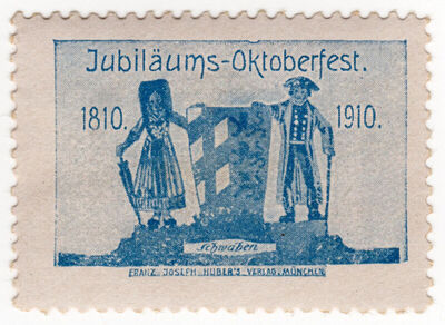 Jubiläums - Oktoberfest 1810 - 1910 Schwaben