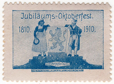 Jubiläums - Oktoberfest 1810 - 1910 Oberpfalz