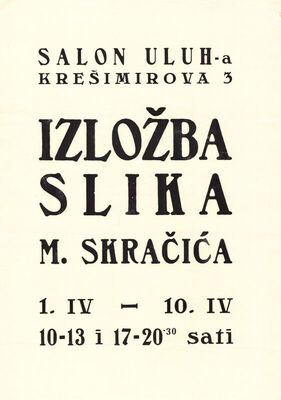 Izložba slika M. Skračića