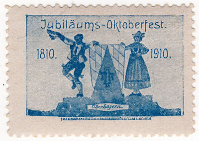 Jubiläums - Oktoberfest 1810 - 1910 Oberbayern