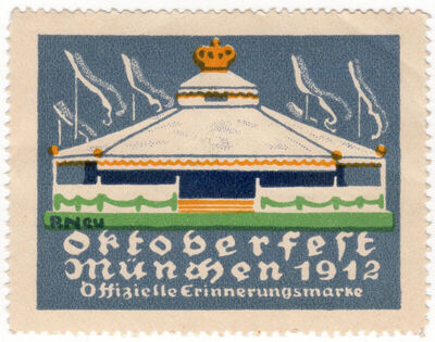 Oktoberfest München 1912.