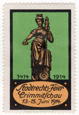 1414 1914 Stadtrechts-Feier Crimmitschau