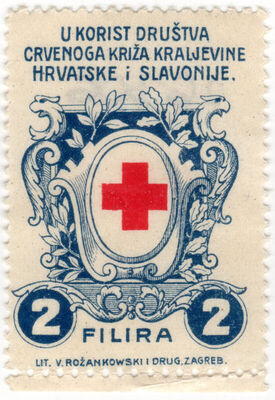 U korist Crvenoga križa Kraljevine Hrvatske i Slavonije