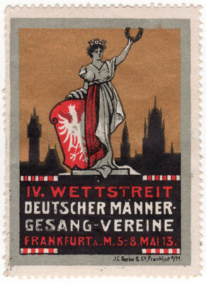 IV. Wettstreiet Deutscher Männer-Gesang-Vereine