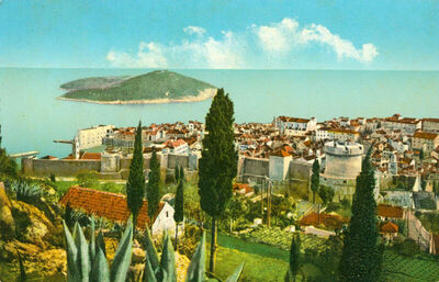 Dubrovnik - Panorama s Lokrumom
