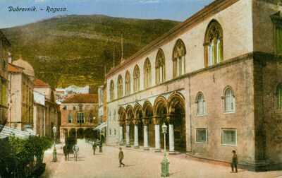 Dubrovnik - Trg pred Kneževim dvorom