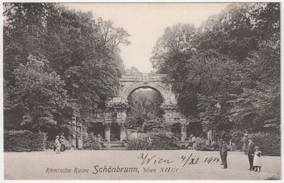Beč - Schönbrunn; Rimske iskopine