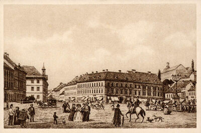 Zagreb - Harmica 1860. godine