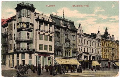 Zagreb - Jelačićev trg, Kuća Popović