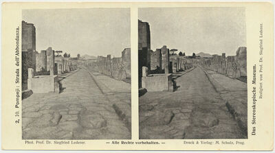 Pompeji - Ulica obilja