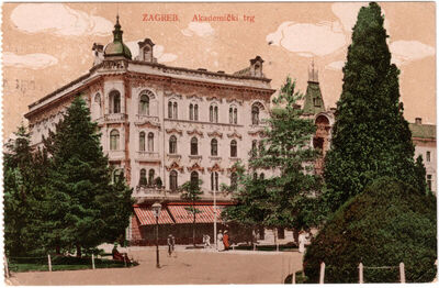 Zagreb - Akademički trg - Hotel Palace
