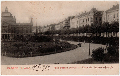 Zagreb - Trg Franje Josipa