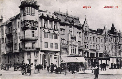Zagreb - Jelačićev trg; Kuća Poppović