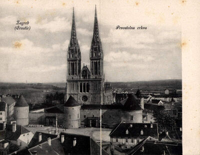 Zagreb - Kaptolski sklop s istoka