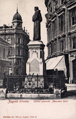 Zagreb - Kačićev spomenik