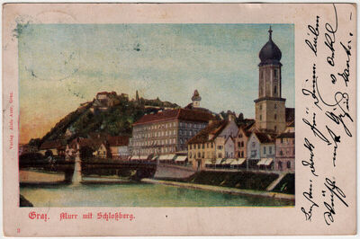 Graz - Mura sa Schlossbergom