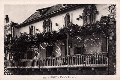 Hvar- Palača Leporini