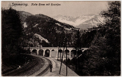 Semmering - pruga s planinskim pejsažom