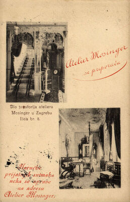 Unutrašnjost atelijera Mosinger