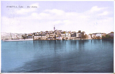 Korčula, luka