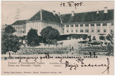Varaždinske Toplice - Zgrada kupališta