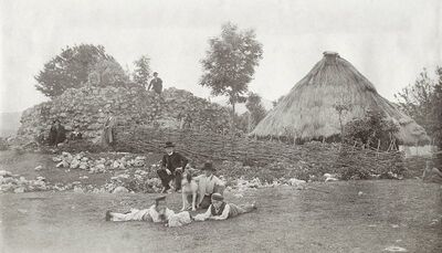 Široka Kula, ostatci Turske kule, pogled sa S-Z strane