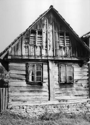 Struga Banska (Dvor na Uni) - Kuća Anke Blažević, drvena pri