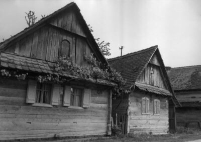 Krapje (Jasenovac) - Drvene prizemnice; situacija