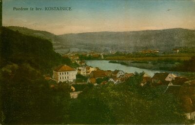 Hrvatska Kostajnica - Panorama sa sjeverozapadne strane