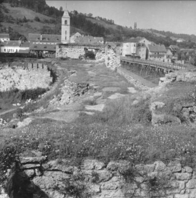 Hrvatska Kostajnica - Stari grad - Terasa na istočnom zidu, 
