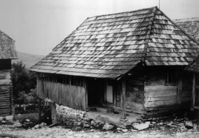 Gorička (Dvor na Uni) - Kuća Đure Pribičevića, drvena, podig