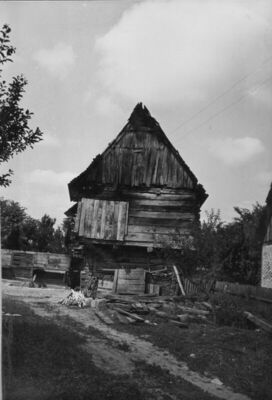 Lekenik - Jednokatna brvnara. kbr. 76 , najstarija kuća sela