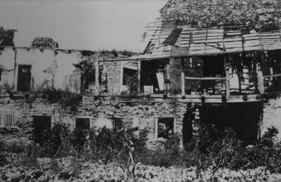 Hrvatska Kostajnica - Stari grad - Detalj: stambeni trakt - 