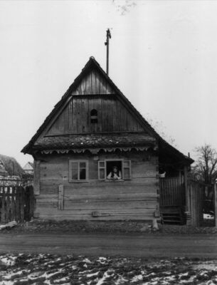 Krapje (Jasenovac) - Kuća kbr. 25, glavno zabatno pročelje