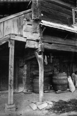 Potok (Popovača) - Kuća kbr. 97, detalj: gradnja i način sla