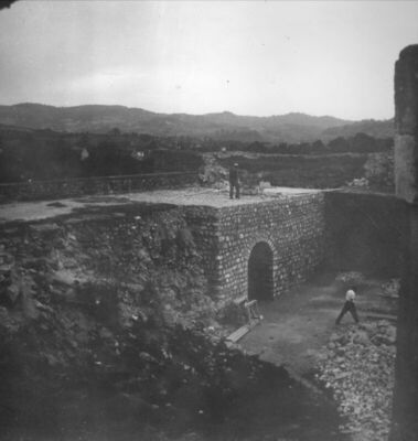 Hrvatska Kostajnica - Stari grad - Radovi na pokrovu istočno